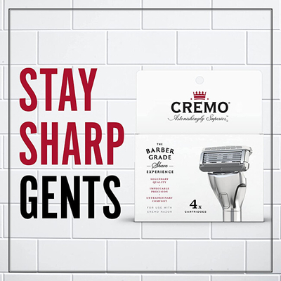 Kokë zëvendësuese për brisk Cremo The Barber Grade, 4 copë