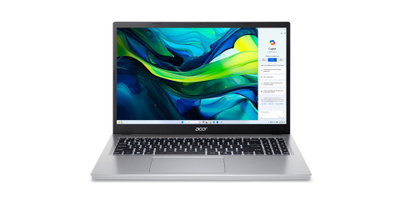 Laptop Acer Aspire GO 15 AG15-32P-3249, 15.6", Intel Core 3 N355, 16GB RAM, 512GB SSD, ngjyrë argjendtë