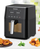 Fritezë me ajër të nxehtë Heinner Cyclonefry Cook HAF-M7BK1800, 7L, 1800W, e zezë