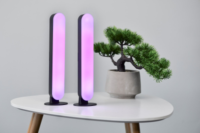 Llambë LED muzikore Activejet AJE-MUSIC BAR, RGB, me Bluetooth, e zezë