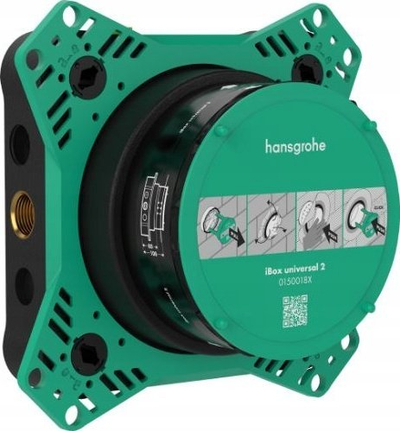 Njësi ndërtimi e fshehtë Hansgrohe IBox Universal 2, për dush dhe vaskë, montim që e rregullon siç do