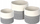 Set shporta pambuku Home Styling Collection Cotton Basket X3, model i thurur, madhësi të ndryshme, shumëngjyrësh