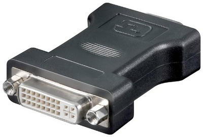 Adapter video Goobay, nga DVI në VGA, ngjyrë e zezë