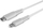 Kabllo USB Lindy USB C me Lightning, 0.5 m, e bardhë