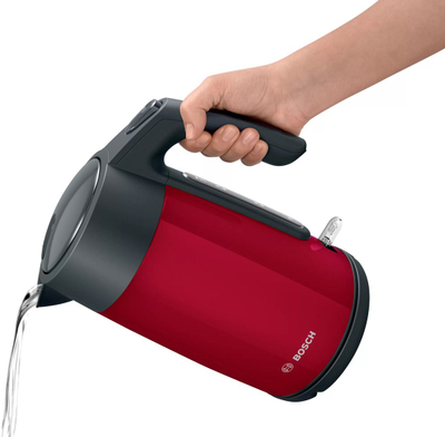 Ngrohës uji Bosch TWK7L464, 1.7L, 2200W, i kuq