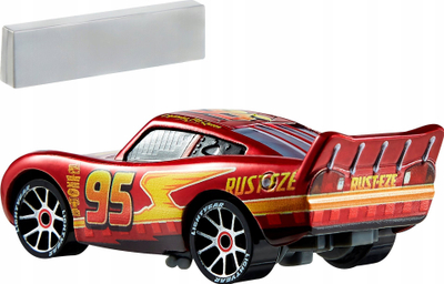 Makine lodër Disney Pixar Cars Lightning McQueen NASCAR 95, metal, e kuqe
