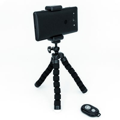 Tripod për telefon MediaRange MRMA205, me 3 këmbë, i zi