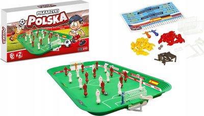 Табла игра фудбал Артик Table Football Game, 20 играчи, 2 метални топчиња, шаренолика