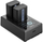 Сет батерии и полнач SmallRig NP-FW50, 2 батерии, двоен полнач, црн