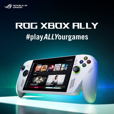 Konzolë portative gaming Asus ROG Ally, 7" 120Hz, 16GB RAM 512GB SSD, e bardhë