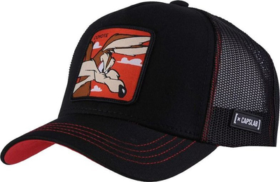 Kapele bejsbolli Capslab Freegun Looney Tunes CL-LOO-1-TAZ1, rrjetë Trucker, e rregullueshme, e zezë