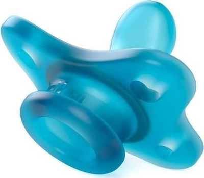 Цуцла за смирување Chicco PhysioForma Mini Soft, силикон, сет 2 парчиња, сина
