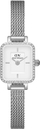Orë dore për femra Daniel Wellington Quadro Mini DW00100732, e argjendtë