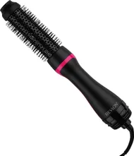 Furçë tharëse flokësh Revlon One-Step Style Booster, furçë e rrumbullakët, stilim dhe tharje, e zezë rozë