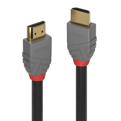 Kabllo HDMI Lindy Anthra, 1m, UHD 4K, gri