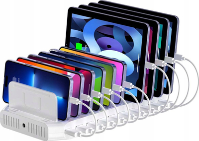 Karikues mur UNITEK Y-2190D01-EU, USB, i vogël, i bardhë