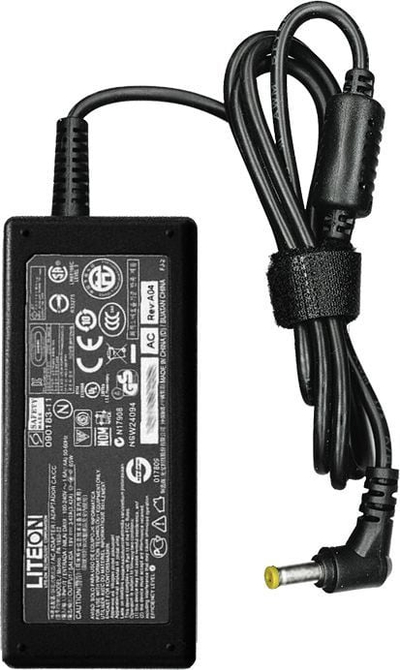 Acer 65W AC Адаптер за Преносни Компјутери, Црн