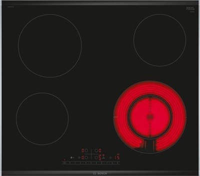 Електрична плоча Bosch PKF675FP2E, 61cm, керамичко стакло, црна