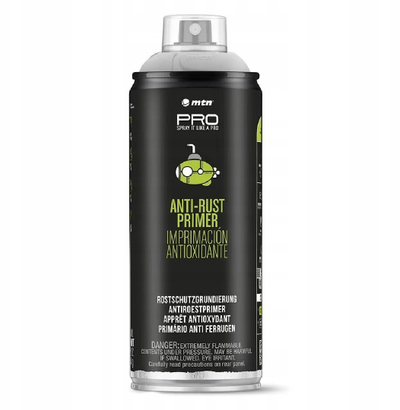 Primer antikorroziv Montana Colors MTN PRO, 400ml, gri