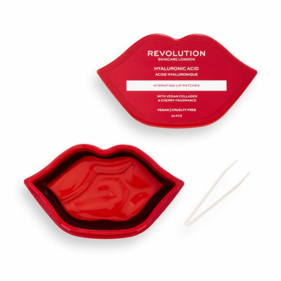 Maskë hidratuese për buzë Revolution Skincare Hydrating Hyaluronic Acid, 30 copë