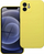 Mbrojtëse telefoni Futera Silicone Case për iPhone 12, silikon, ultra e hollë, e verdhë