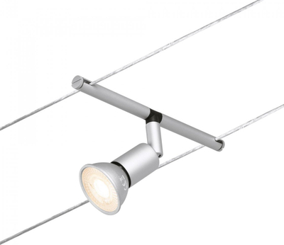 Spot me kabllo Paulmann Wire Salt, rrotullues, krom mat