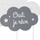 Varëse dekor për kalam jot Atmosphera Grey Cloud, si re gri