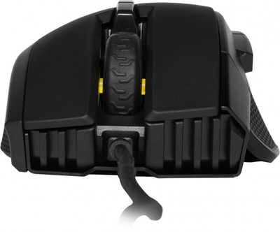 Гејминг глушец Corsair IRONCLAW RGB, 18000 DPI, со кабел, црн