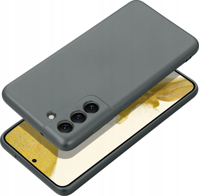 Kapak telefoni Metallic Case Samsung Galaxy A05s, TPU, me përbërje metalike, gri