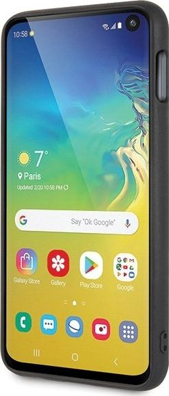 Mbulesë telefoni Ferrari Quilted Leather për Samsung Galaxy S10e, lëkurë, hardcover, e zezë