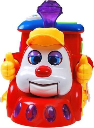 Lodër tren edukativ Hola Toys 886, forma tinguj drita, shumëngjyrësh