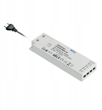 Furnizues LED GTV LD-ZAS30WEC-30, 12V, 30W, i bardhë