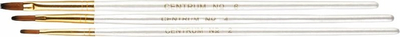 Set furçash pikture CTM Paint Brush Set me najlon, 3 copë