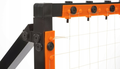 Rebounder futbolli Frame Z Pro, 120x120cm, kënd i rregullueshëm, me rrjetë
