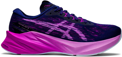Atlete vrapimi ASICS Novablast 3 për femra, amortizim i lartë, të bardha