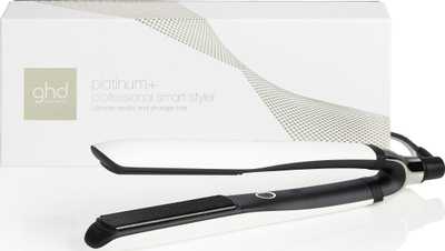 Piaster flokësh GHD Platinum Plus, 185°C, teknologji inteligjente, e bardhë