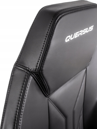 Karrige lojrash QUERSUS VAOS.2.3, ergonomike, me mbështetje për mesit, e zezë