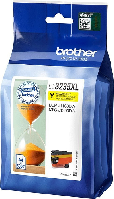 Fishek boje Brother LC-3219XLC, rendiment i lartë, e verdhë