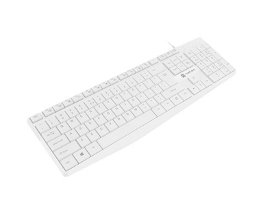 Tastierë Natec NAUTILUS, USB, e bardhë