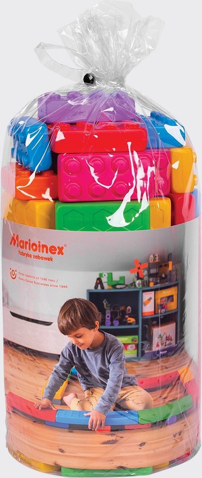 Set blloqesh edukative Marioinex Blocks Educational Platform Bricks, 28 pjesë, mban deri 50 kg, shumëngjyrësh