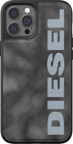 Mbrojtëse telefoni Diesel Moulded Case Bleached Denim, për iPhone 12 12 Pro, bojëqielli e zverdhur
