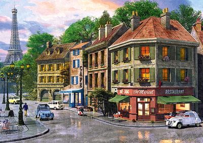 Puzzle Trefl Red Street of Paris, 6000 pjesë, 136 x 96 cm, shumëngjyrësh