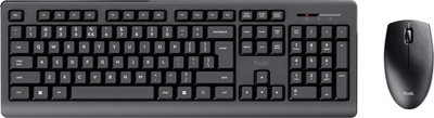 Set tastierë dhe maus Trust Primo, wireless RF, US QWERTY, i zi