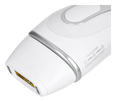 Depilator IPL Braun Silk-expert Pro PL3133, dritë e pulsuar intensive, me kabllo, argjendtë e bardhë