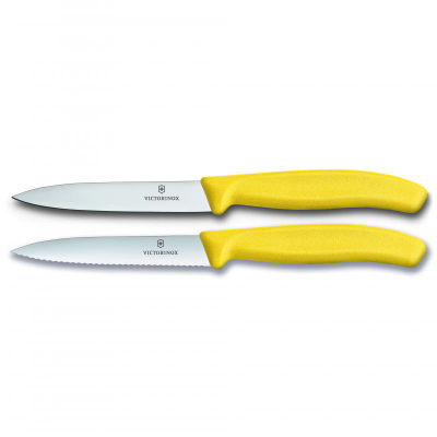Thikë Swiss Classic, Victorinox 2 copë, të verdha