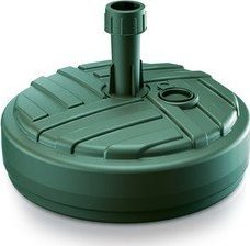 Bazë çadre Prosperplast Umbrella Base, e mbushshme me ujë ose rërë, plastike HDPE, jeshile