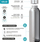 Shishe uji Quokka Solid Rock, çelik inox, 510 ml, blu mermeri