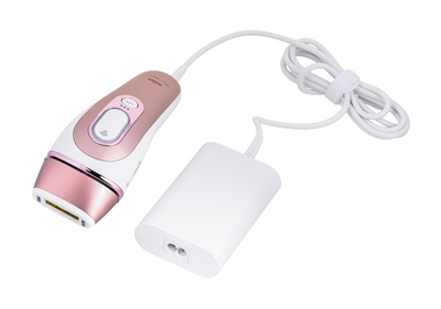 Pajisje IPL Braun Smart Skin Expert IPL7147, për trup dhe fytyrë, heqje qimesh afatgjatë, e bardhë