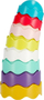 Lodër kupa grumbulluese Bam Bam Stacking Cups, 8 copë, shumëngjyrëshe