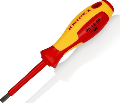 Shurubelturn i izoluar Knipex Hexagon, majë 5 mm, teh 75 mm, VDE 1000V